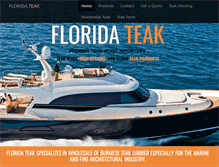 Tablet Screenshot of floridateak.com